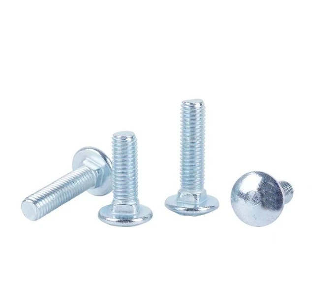 Carbon Steel Blue-White Zinc Plated Carriage Bolts DIN 603 Square Neck Coach Bolts suppliers