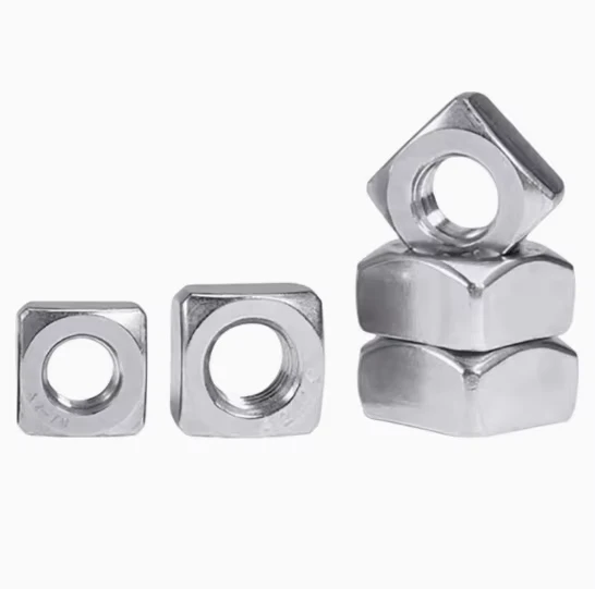 DIN557 Неръждаема стомана SS 304 316 A2-70 Квадратни тънки гайки M5 M6 M8 M10 M12 M16